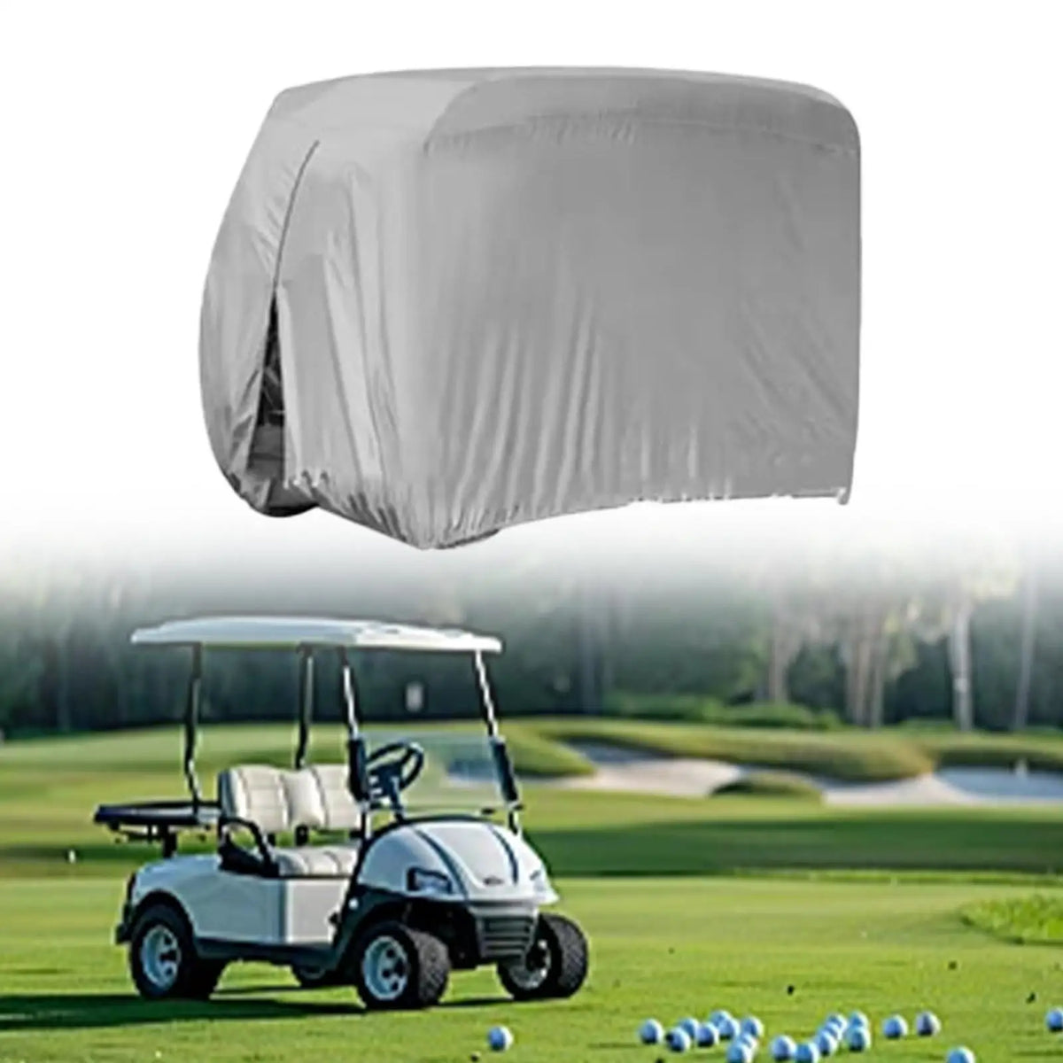Heavy Duty Golf Cart Cover – Waterproof Oxford Cloth | 3 Sizes Golf Cart Cover PLUSH S