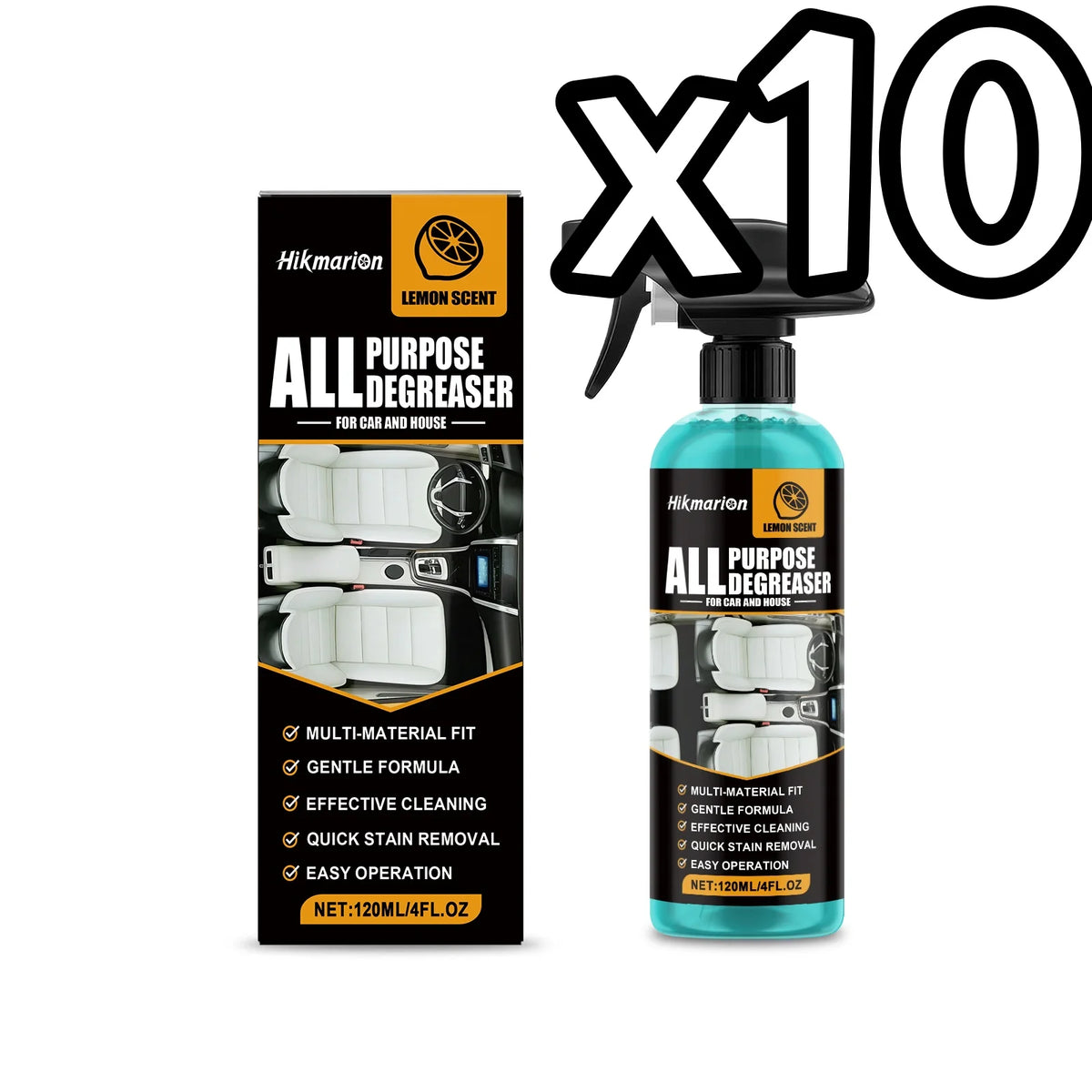 Hikmarion Multi-Purpose Degreaser – Car & Home 120ml Multi-Purpose Degreaser PLUSH 120ml Boxed x 10