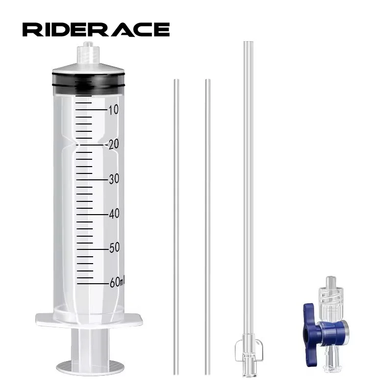 60ml Tubeless Tire Sealant Injector Tool for Bikes | riderace Tire Repair Tool PLUSH