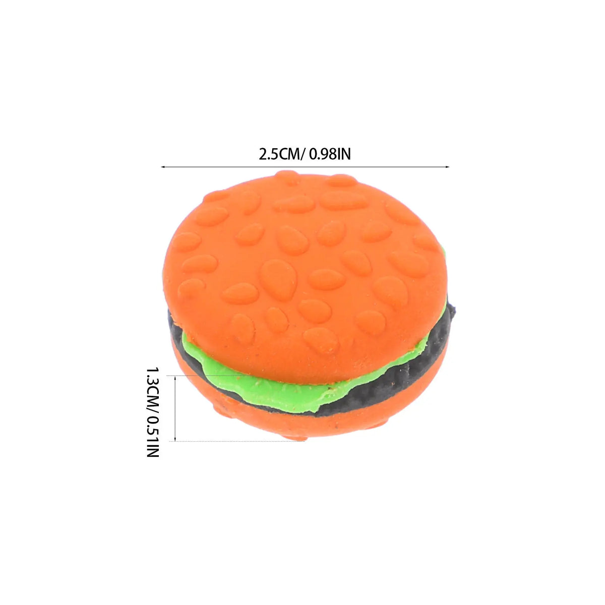 Mini Hamburger Erasers 30 Pack – Novelty School Supplies Novelty Erasers PLUSH