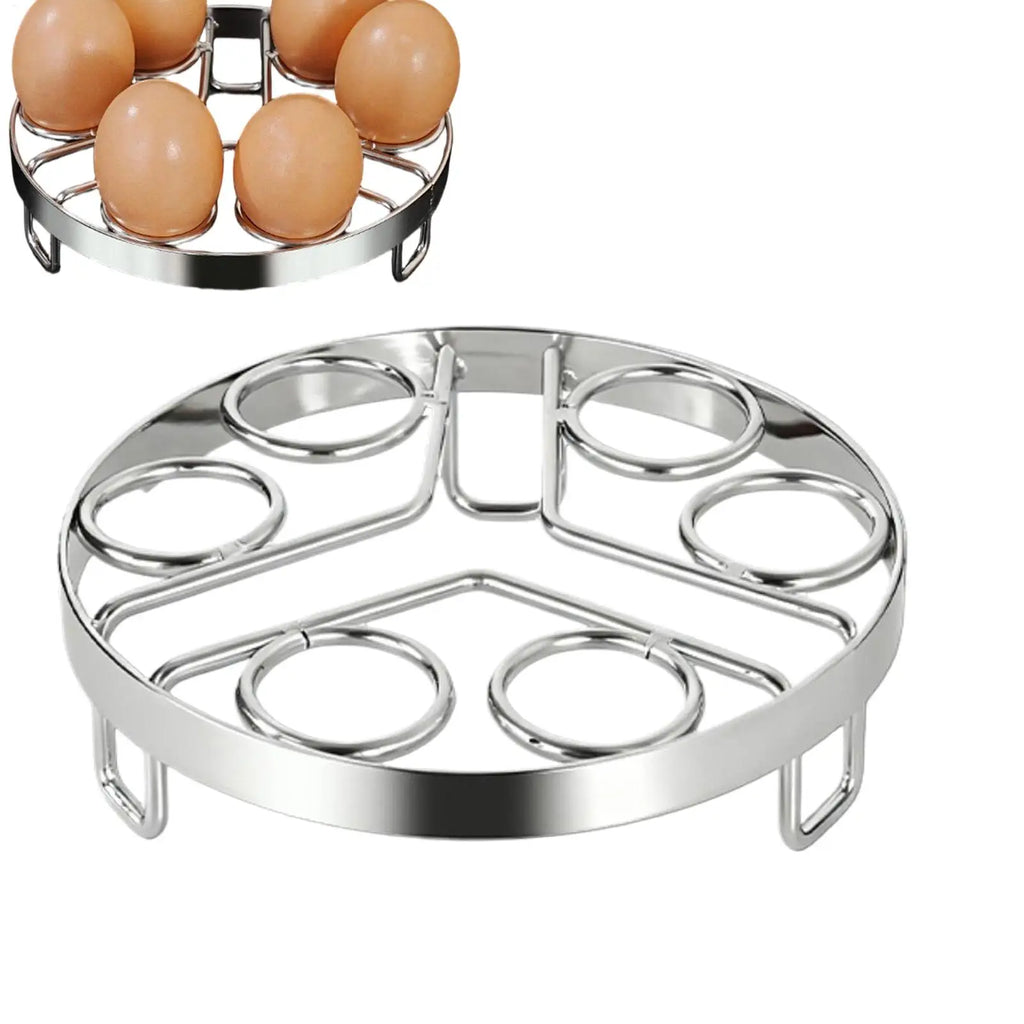 Stainless Steel Egg Steamer Rack Trivet – Multi-Use Stand Steamer Rack Trivet PLUSH