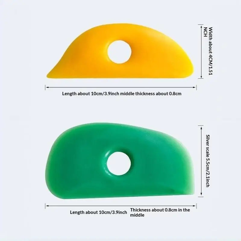 BPA-Free Silicone Scraper Set 3–10 Pcs | Kitchen Baking Tool Silicone Scraper Set PLUSH