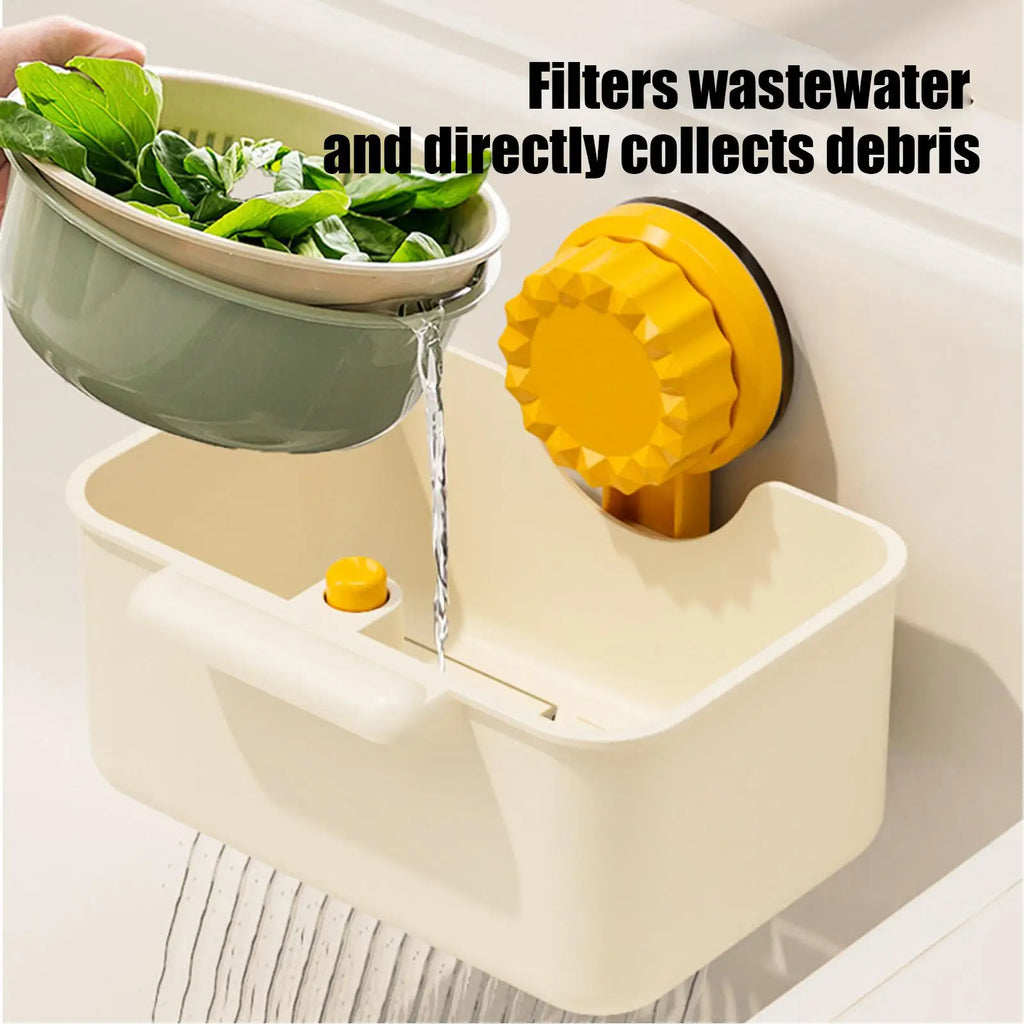Sink Drain Strainer Basket with Suction Cup | Kitchen Filter Sink Strainer Basket PLUSH