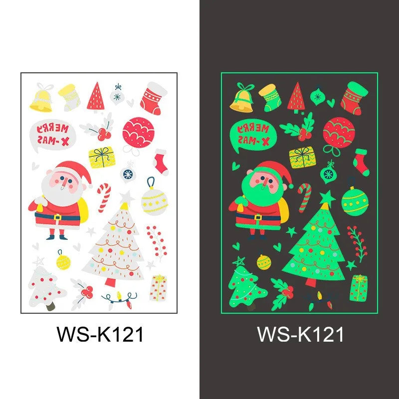 Glow in the Dark Temporary Tattoo Stickers – Halloween & Holiday Temporary Tattoo Stickers PLUSH
