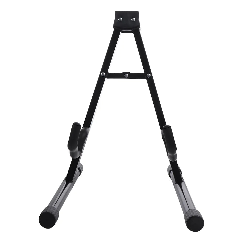 Metal A-Frame Guitar Stand – Portable Folding Floor Rack Guitar Floor Stand PLUSH