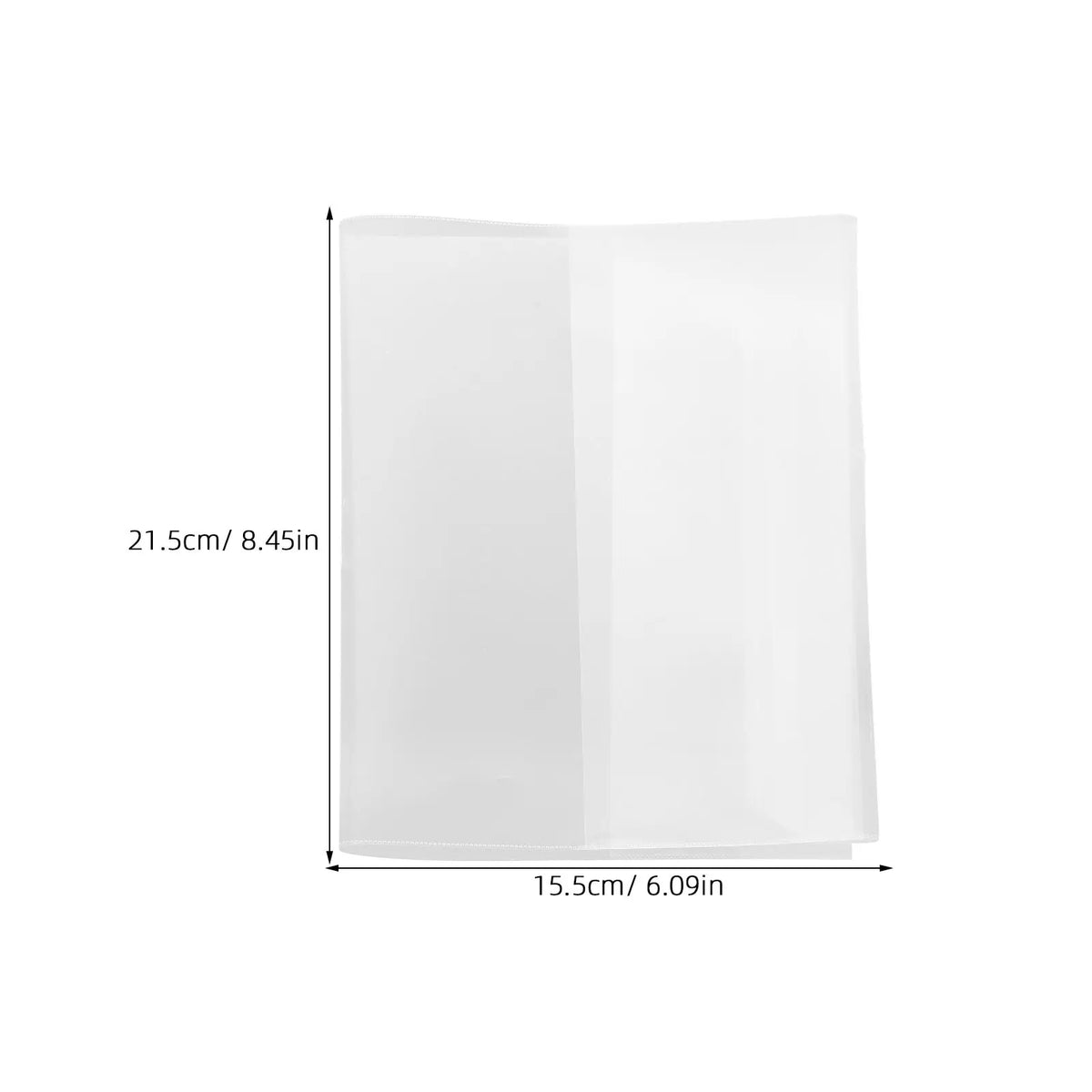 10pcs A5 Clear Waterproof Transparent Book Cover Protectors Book Cover Sleeves PLUSH