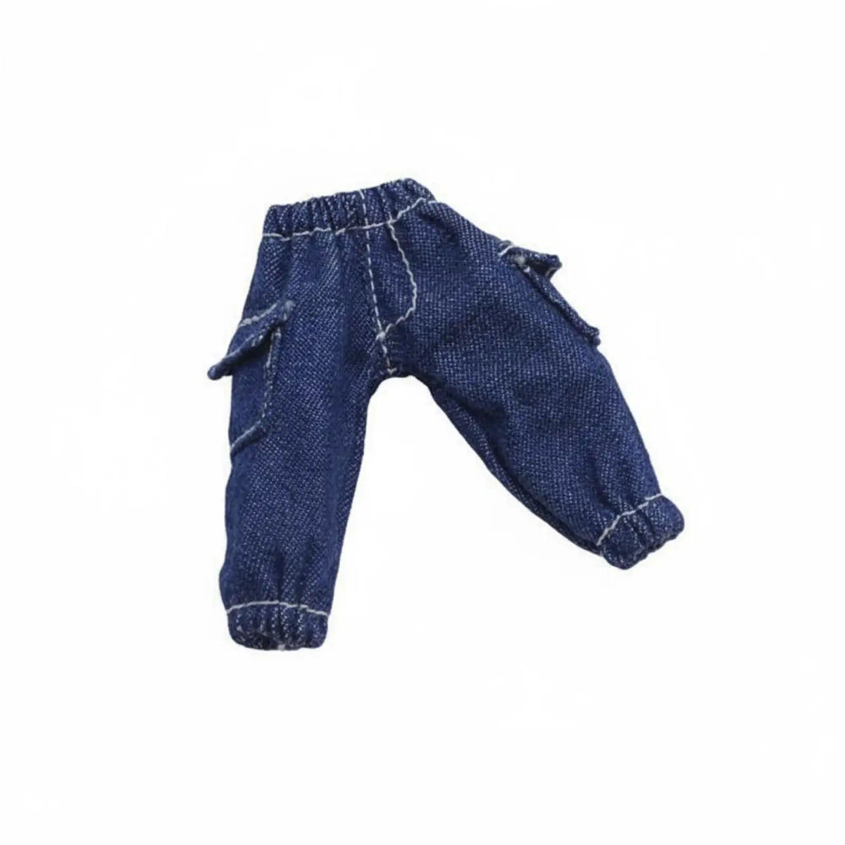 OB11 Cargo Pants 1/12 BJD Doll Trousers – Elastic Waist Doll Clothing PLUSH DarkBlue