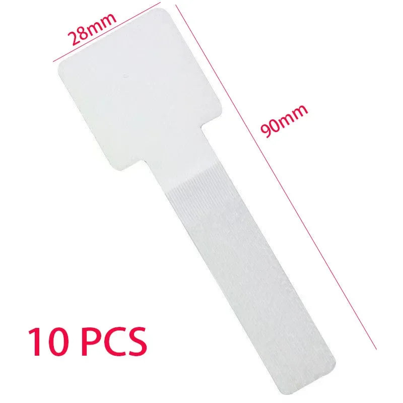 Reusable Cable Ties Self-Adhesive Cord Organizer Straps Cable Management Ties PLUSH White 10 pcs 3x100mm