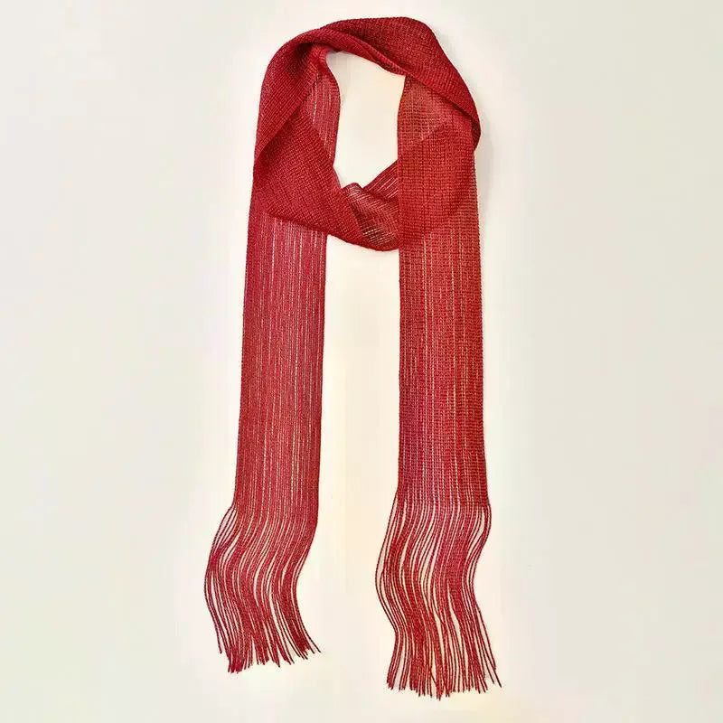 Long Fringe Tassel Scarf – Waist Sash & Cape Belt for Women Fringe Tassel Scarf PLUSH