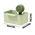 Sink Drain Strainer Basket with Suction Cup | Kitchen Filter Sink Strainer Basket PLUSH Green
