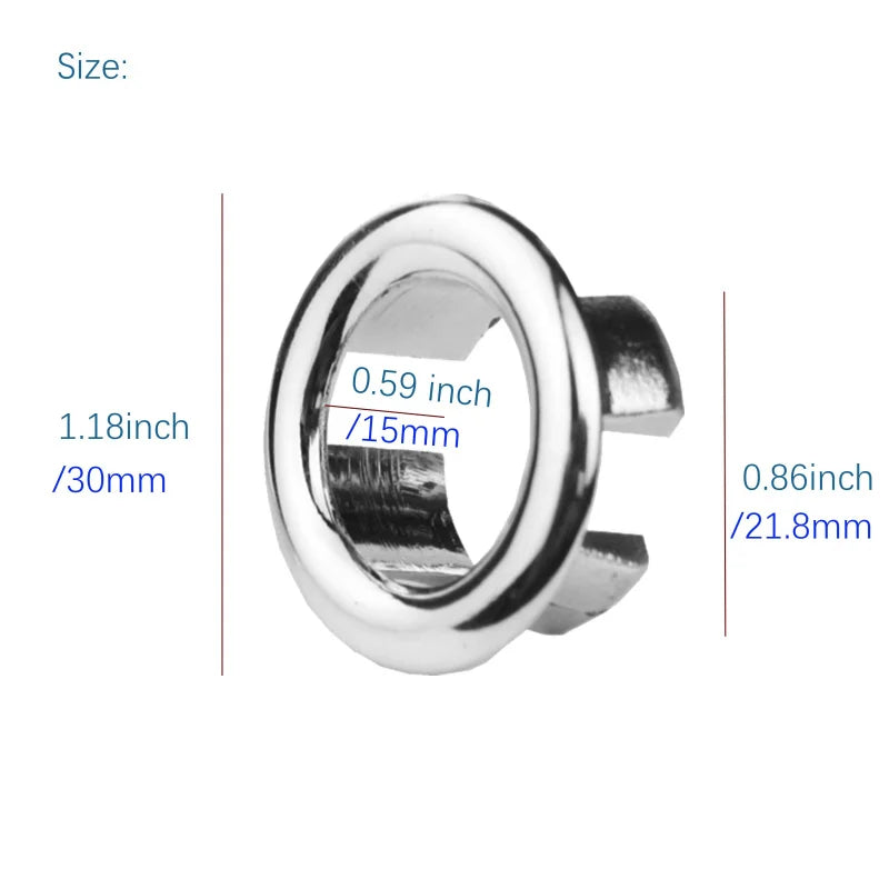 3-Piece Sink Overflow Rings – Kitchen & Bathroom Accessories Sink Overflow Rings PLUSH