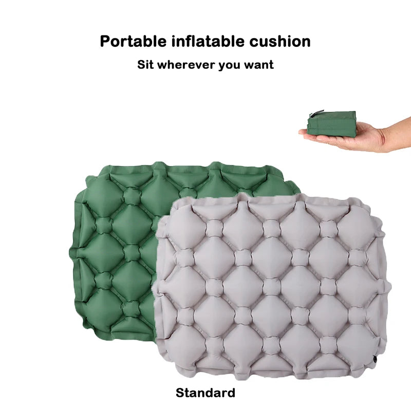 Inflatable Seat Cushion – Lightweight Travel & Camping Sitting Pad Inflatable Seat Cushion PLUSH