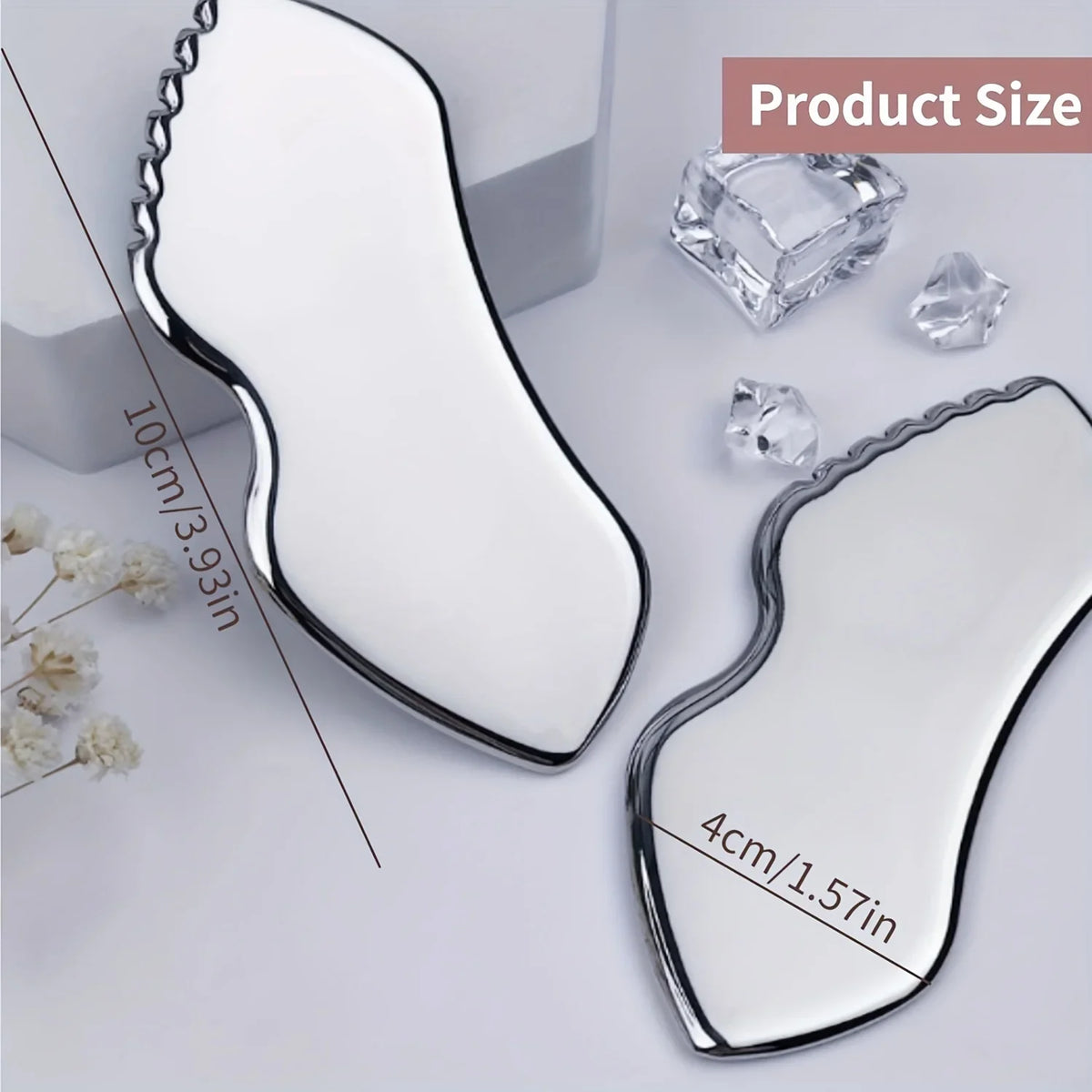 Stainless Steel Gua Sha Face & Neck Sculpting Massager Tool Gua Sha Massager PLUSH