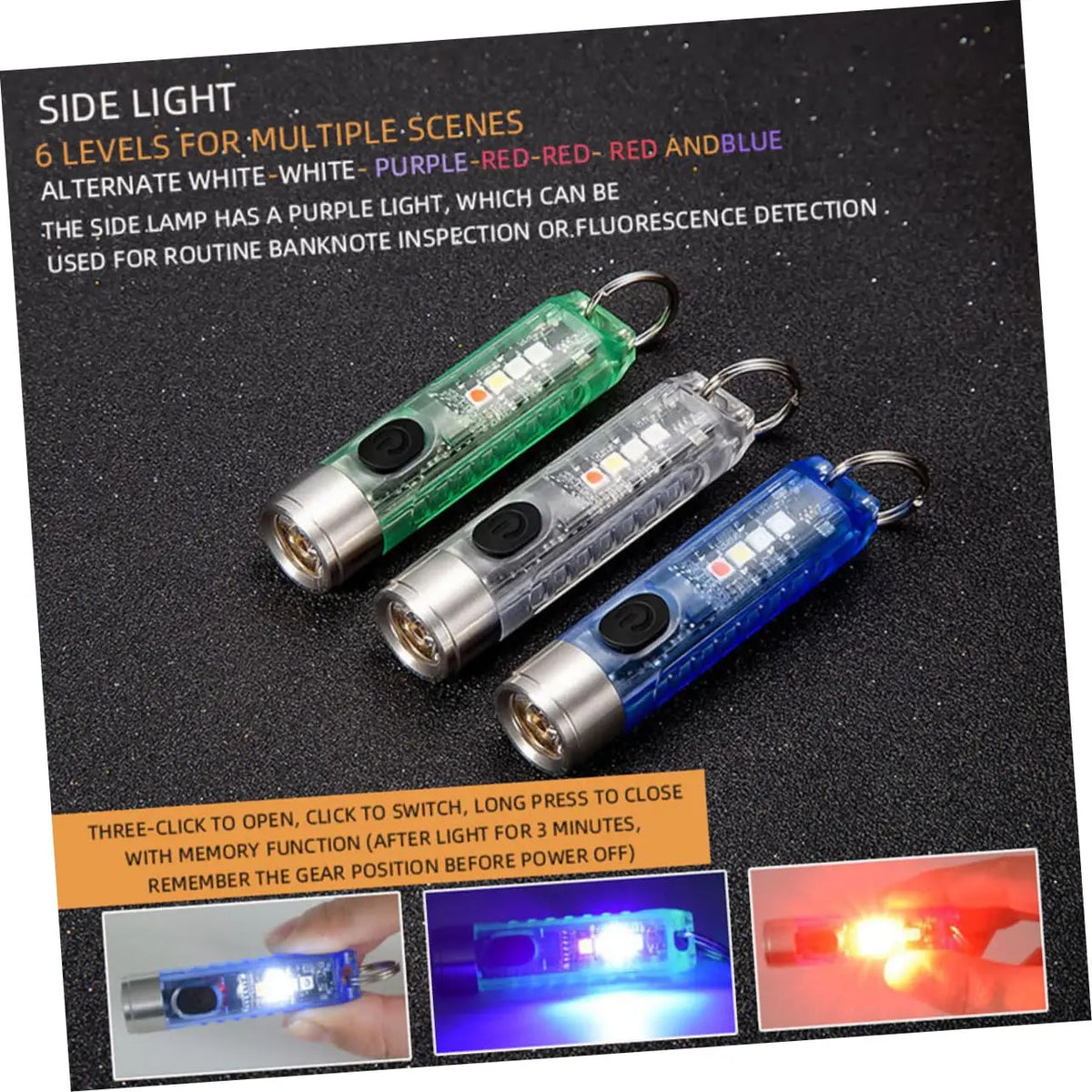 Mini USB Rechargeable LED Flashlight – Magnetic & Waterproof LED Flashlight PLUSH