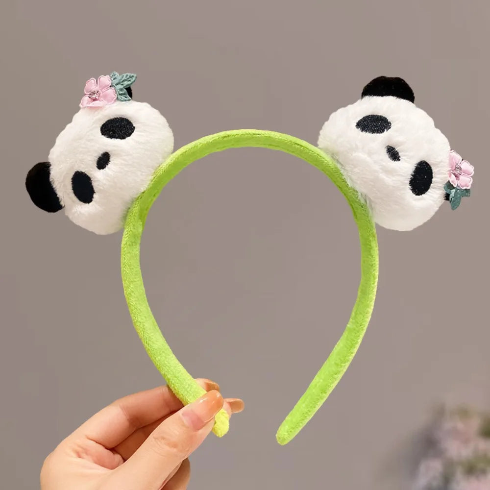 Cute Panda Plush Headband – Zoo Cartoon Hair Hoop Plush Hair Headband PLUSH Style 8