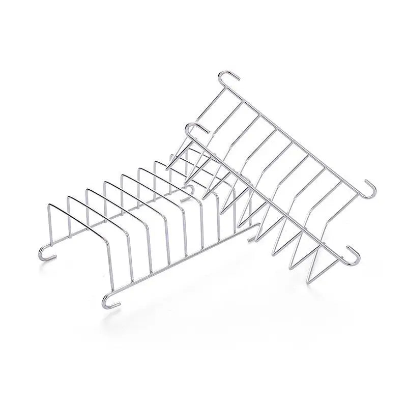 Stainless Steel 8-Slot Toast Rack & Bread Holder for Kitchen Kitchen Bread Rack PLUSH