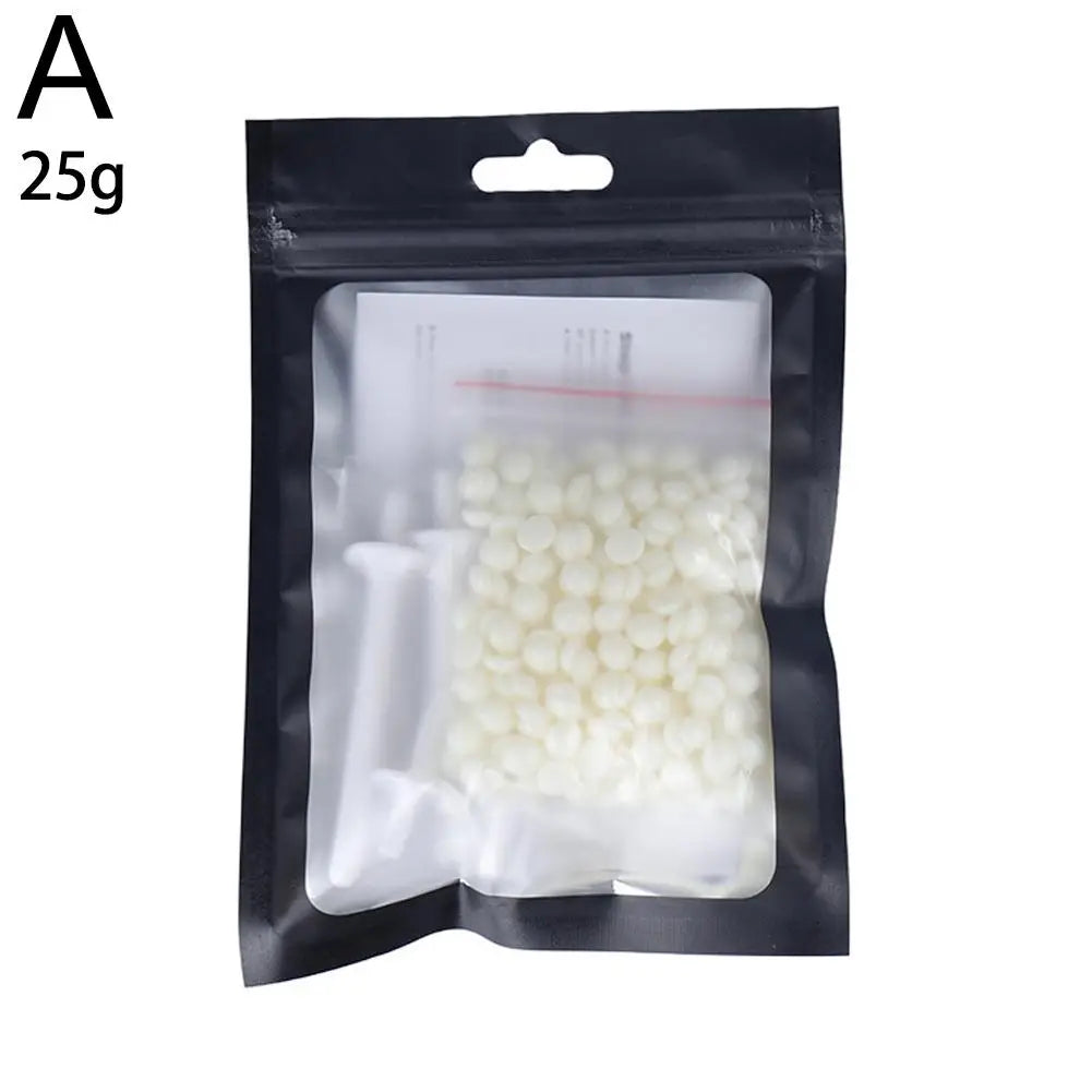 Portable Nose Wax Hair Removal Kit – 25g/50g Natural Wax Nose Hair Wax Kit PLUSH A