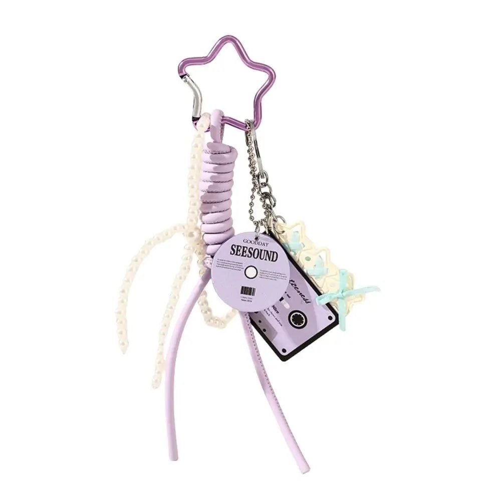 Y2K Guitar Butterfly Keychain – Korean Ins Style Pendant Charm Keychain Pendant Charm PLUSH