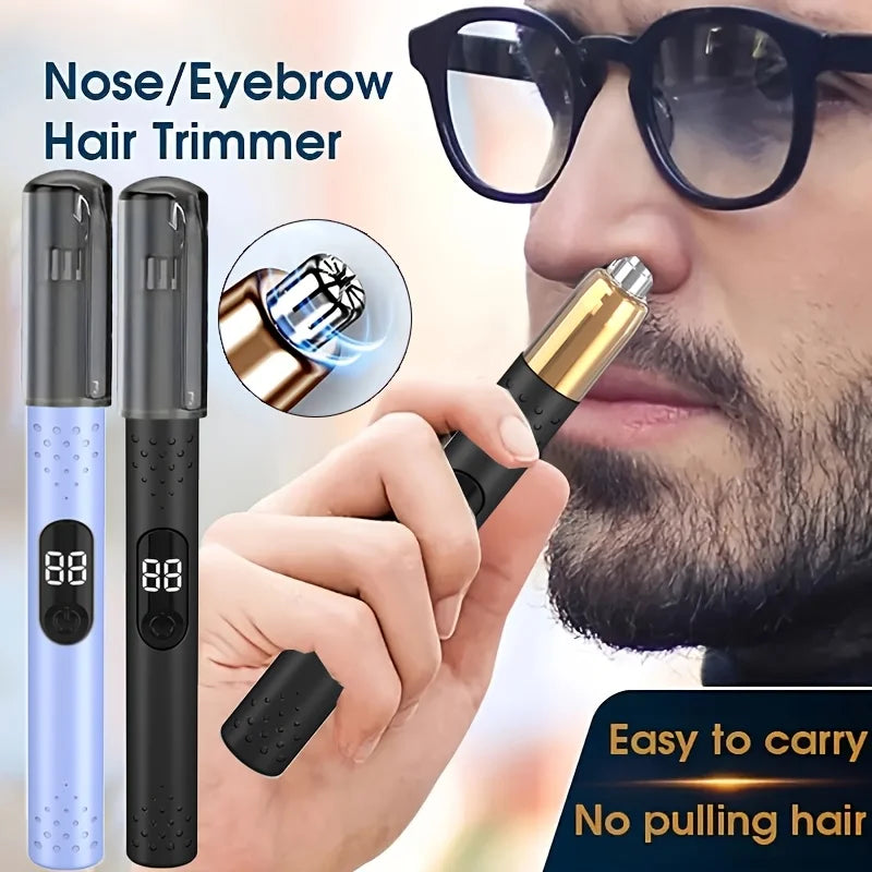 USB Rechargeable Nose & Ear Hair Trimmer for Men | PLUSH Nose & Ear Trimmer PLUSH