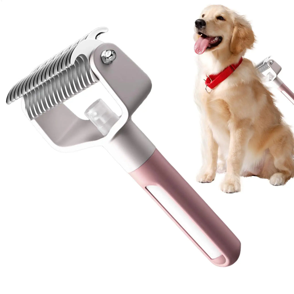 Pet Deshedding Brush – Dog & Cat Grooming Comb with Mist Pet Grooming Brush PLUSH