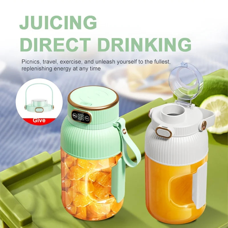 Portable 10-Blade Juicer Cup 1500ml – Multi-Function Blender Portable Juicer Blender PLUSH
