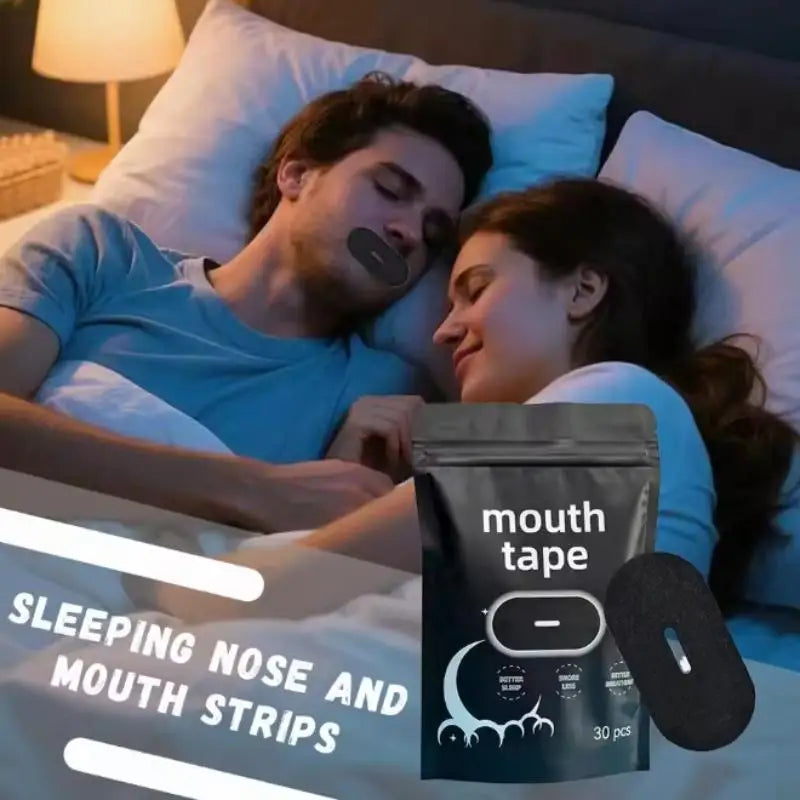 30pcs Breathable Mouth Sleep Strips – Quiet Night Tape Mouth Sleep Strips PLUSH