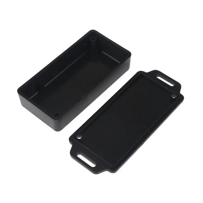 Black ABS Electronic Project Enclosure with Mounting Ears – DIY Electronic Enclosure PLUSH