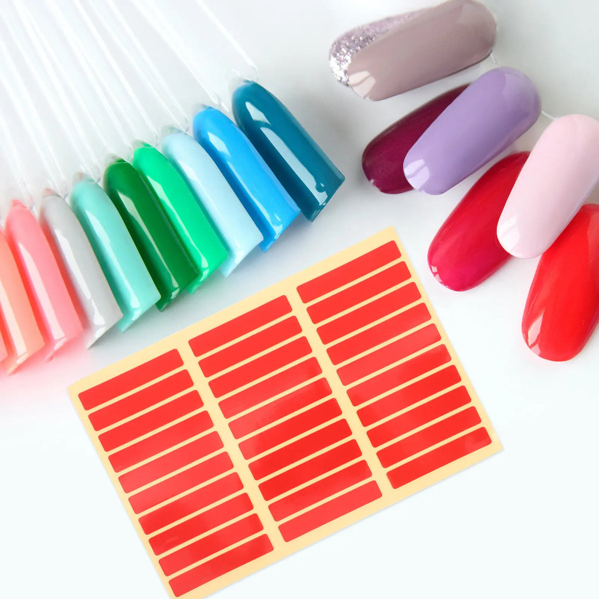 10pcs Double Sided Nail Adhesive Tape for Press-On Nail Display Nail Adhesive Tape PLUSH