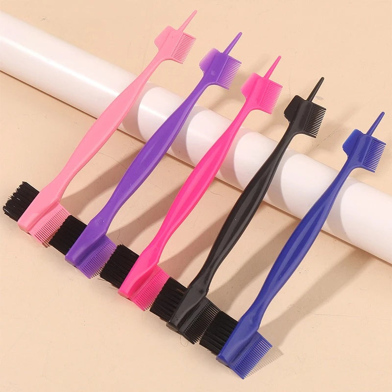 Edge Control Brush Comb for Wigs & Natural Hair – 1pc Hair Styling Comb PLUSH