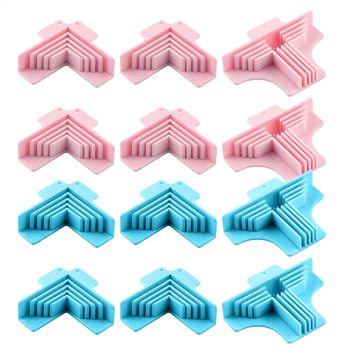 Box Corner Guides 6pc – Right Angle Clamp Tool for Crafting Craft Corner Clamp PLUSH