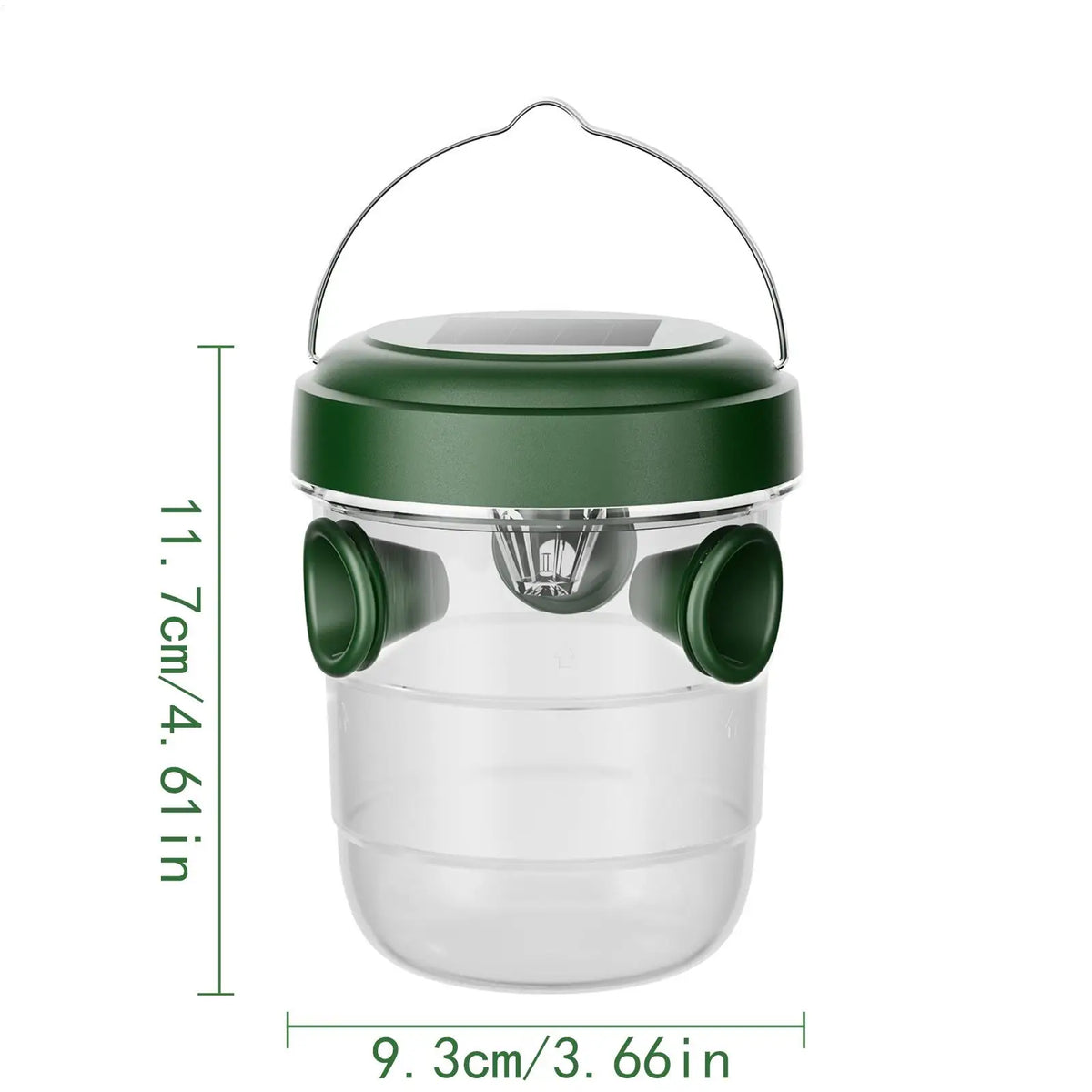 Solar Wasp & Hornet Trap – Reusable Outdoor Hanging Catcher Outdoor Insect Trap PLUSH