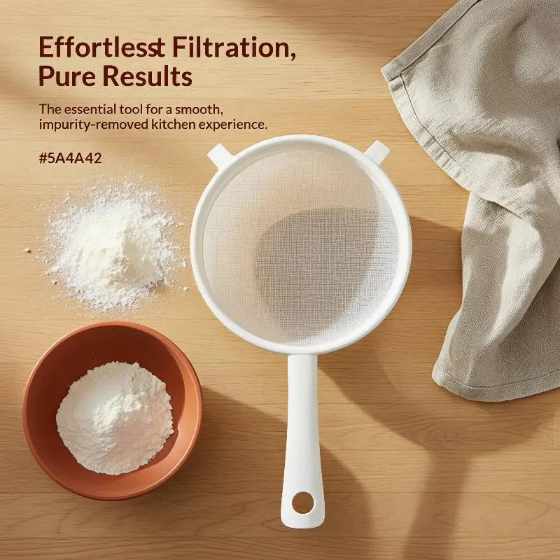Handheld Fine Mesh Sieve – Flour, Tea & Kitchen Strainer Kitchen Mesh Strainer PLUSH