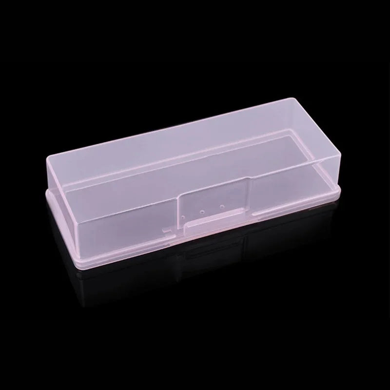 Nail Art Transparent Storage Box – Brush, Rhinestone Organizer Nail Art Organizer PLUSH