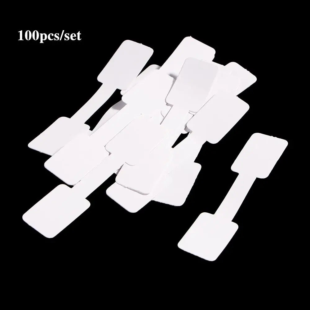 100pcs Jewelry Price Tag Stickers – Ring & Necklace Labels Jewelry Price Tags PLUSH