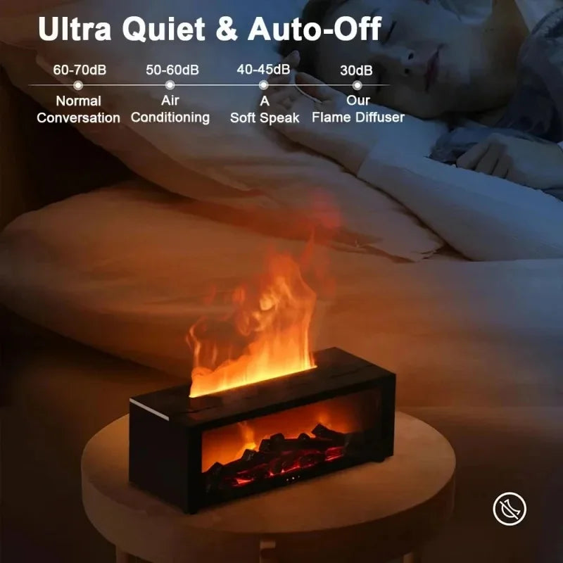 Flame Aroma Diffuser Humidifier – 7 LED Colors & Remote Aroma Diffuser Humidifier PLUSH