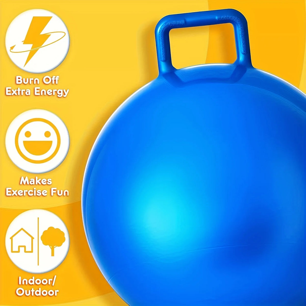 Kids Inflatable Hop Ball 45cm – Outdoor Jumping Toy Kids Hop Ball PLUSH
