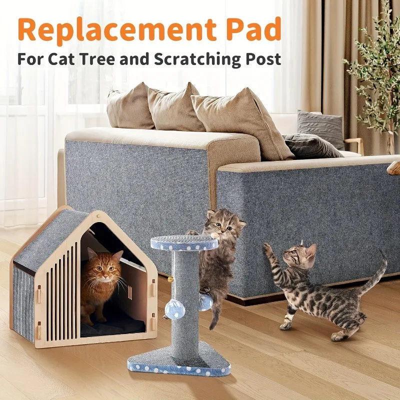 Self-Adhesive Cat Scratch Pad – Wall & Furniture Protector Cat Scratch Pad PLUSH