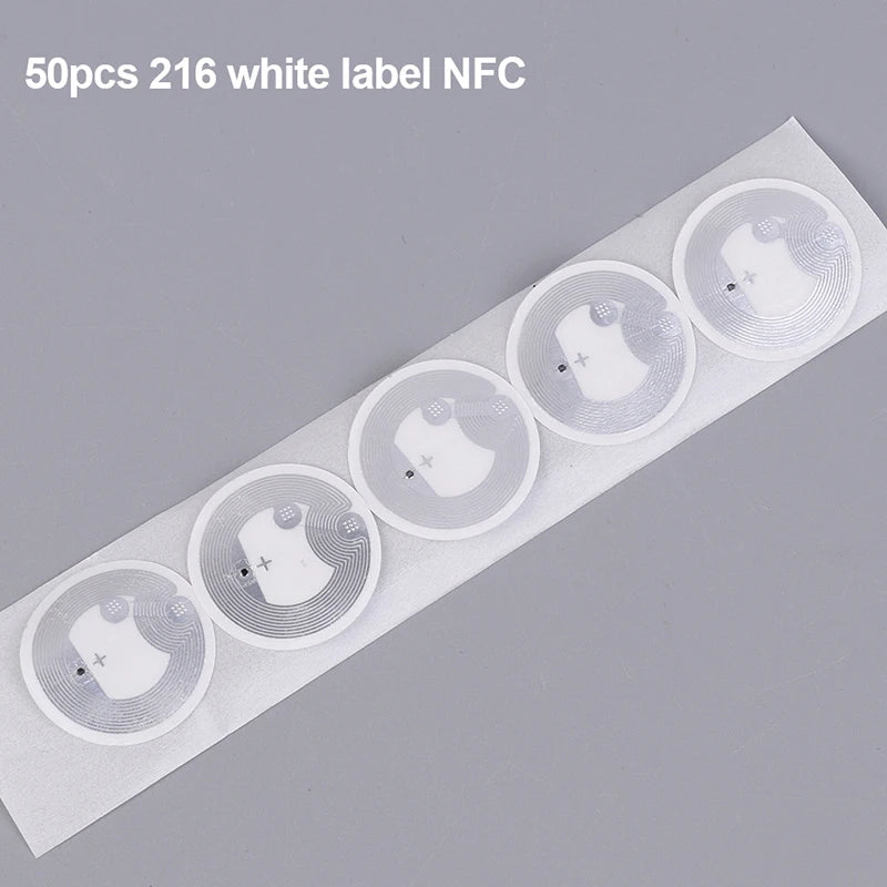 NFC215 Chip RFID Tag Stickers – Rewritable Smart NFC Labels NFC Tag Stickers PLUSH style 9