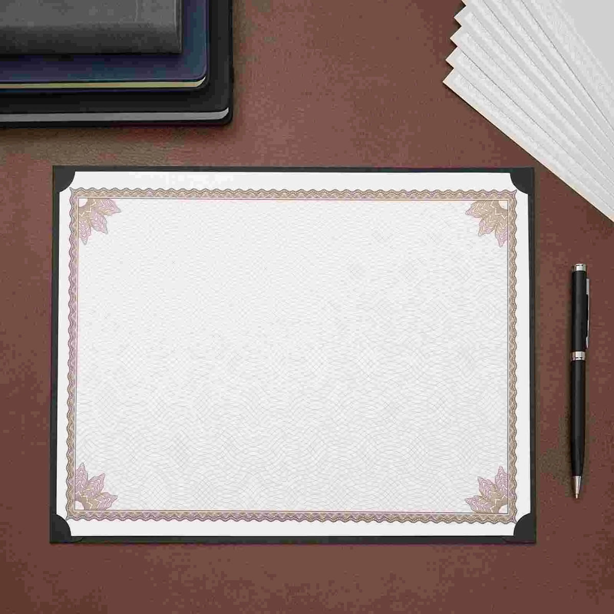 10pcs A4 Blank Certificate Paper – Printable Diploma Sheets Certificate Paper PLUSH