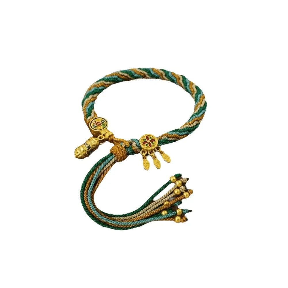 Multi-Color Adjustable Rope Bracelet – Vintage Animal Style Fashion Bracelet PLUSH Style 7