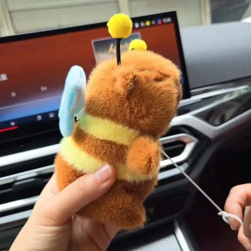 Capybara Plush Keychain – Bubble Pop & Wagging Tail Charm Plush Keychain Charm PLUSH