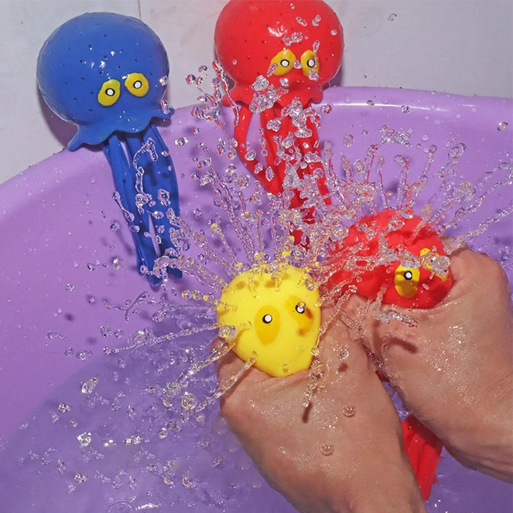 Octopus Water Squirt Bath Toy for Kids – Fun Squeeze Toy Kids Bath Toy PLUSH