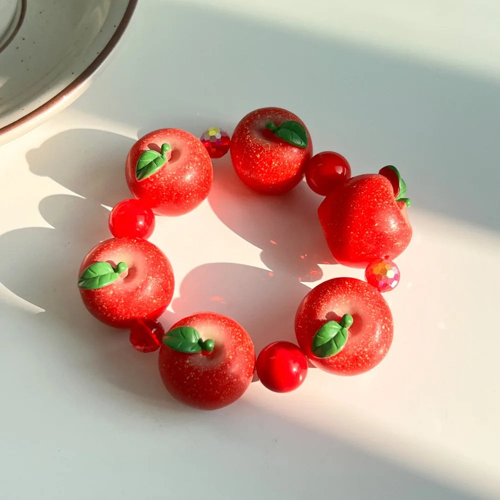 Resin Fruit Beaded Bracelet | Y2K Boho Summer Jewelry Beaded Bracelet PLUSH Style 7