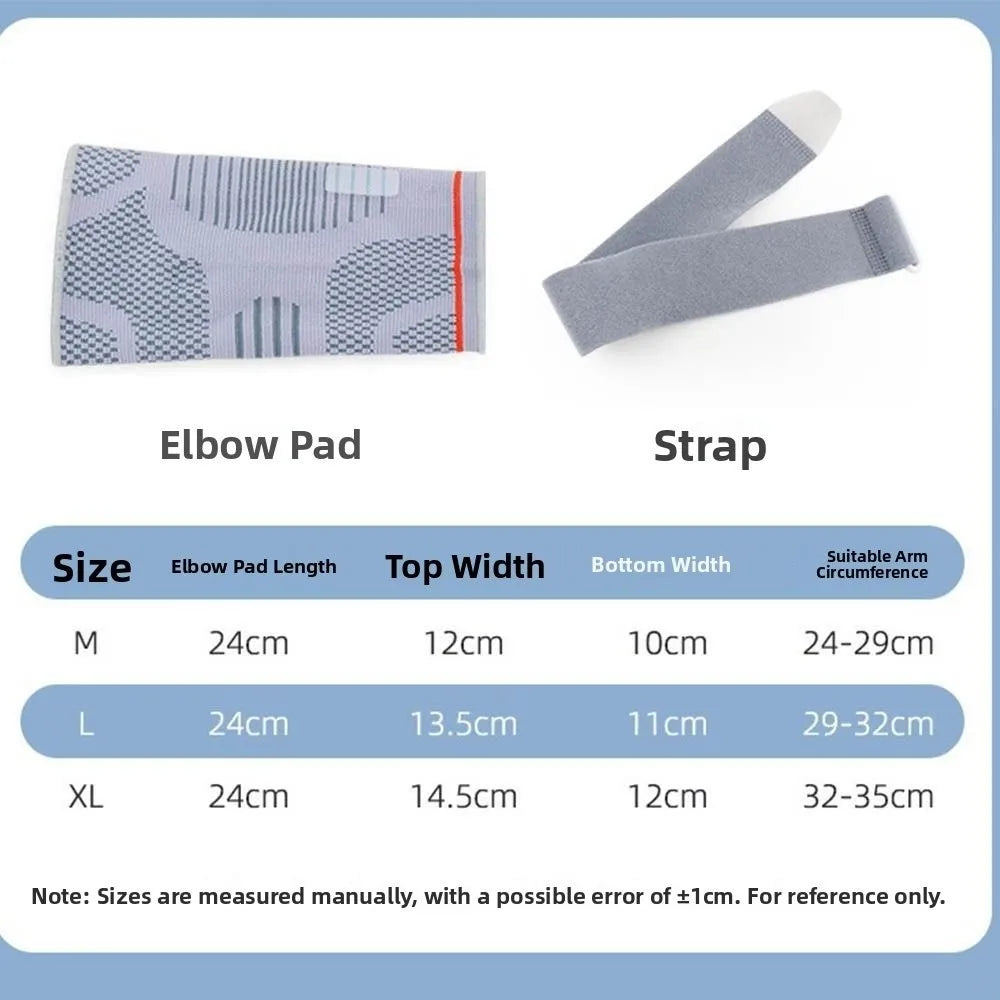 Adjustable Compression Elbow Brace with Strap – Sports Support Elbow Support Brace PLUSH