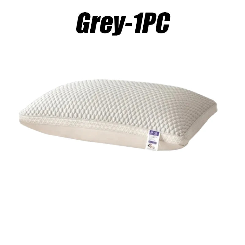 Cooling Beads Pillow – Breathable Washable Neck Support Pillow Bedding Pillow Core PLUSH Grey 1PC 48x74CM