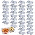 Double Compartment Seasoning Containers 15/25/35pcs – Travel Food Storage Containers PLUSH 35PCS