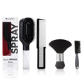 4pcs Professional Spray Comb Set – Hair & Beard Styling Kit Hair Styling Comb Set PLUSH Black-4pcs-A