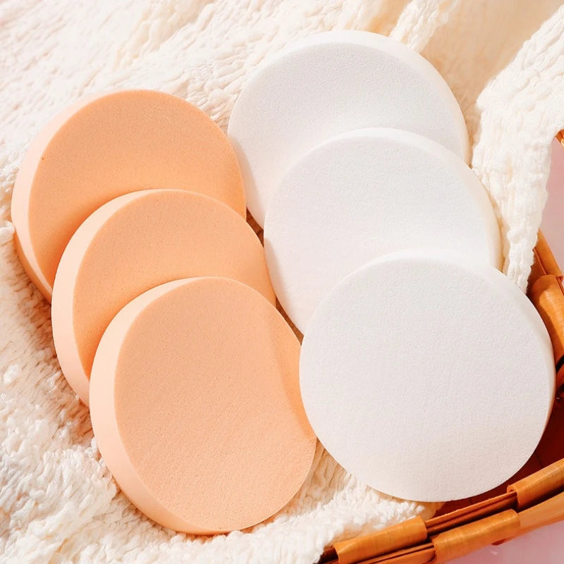 Round Soft Foundation Sponge Puff – Wet & Dry Makeup Tool Makeup Sponge Puff PLUSH
