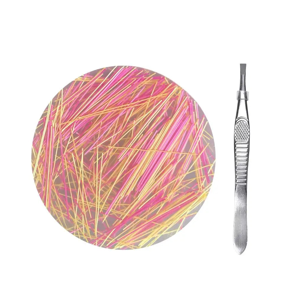 Silicone Thread Pulling Sensory Fidget Toy with Tweezers Sensory Fidget Toy PLUSH F