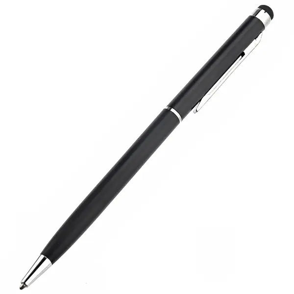 2-in-1 Stylus & Ballpoint Pen for Touchscreen Devices – Black Stylus Ballpoint Pen PLUSH Black